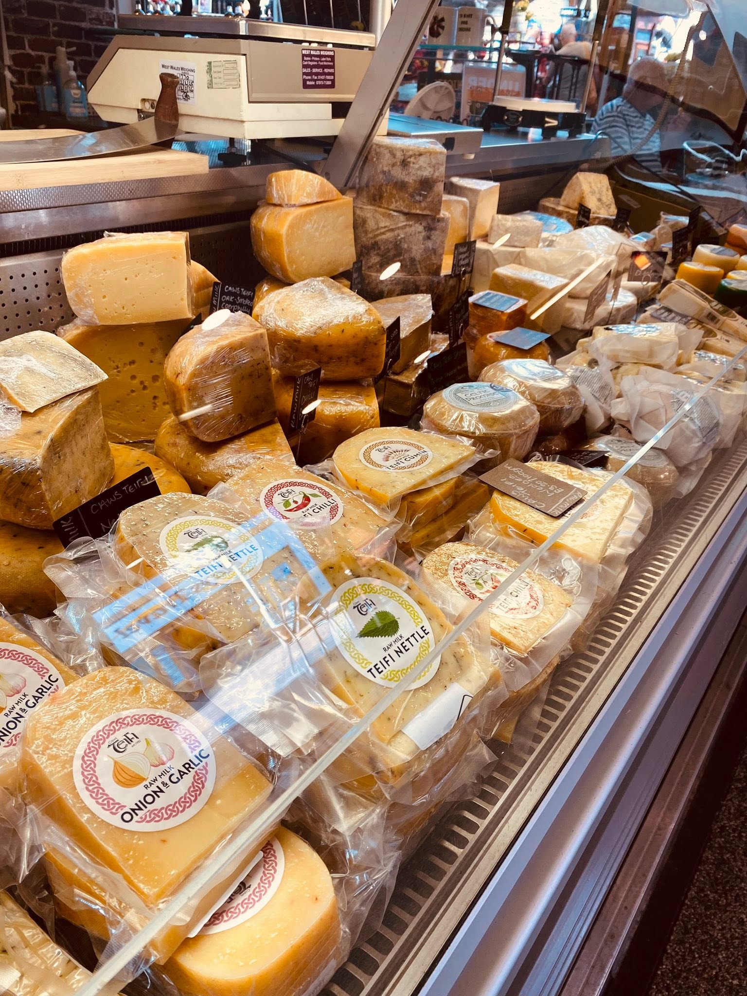 Welsh cheeses available from Caws Riot